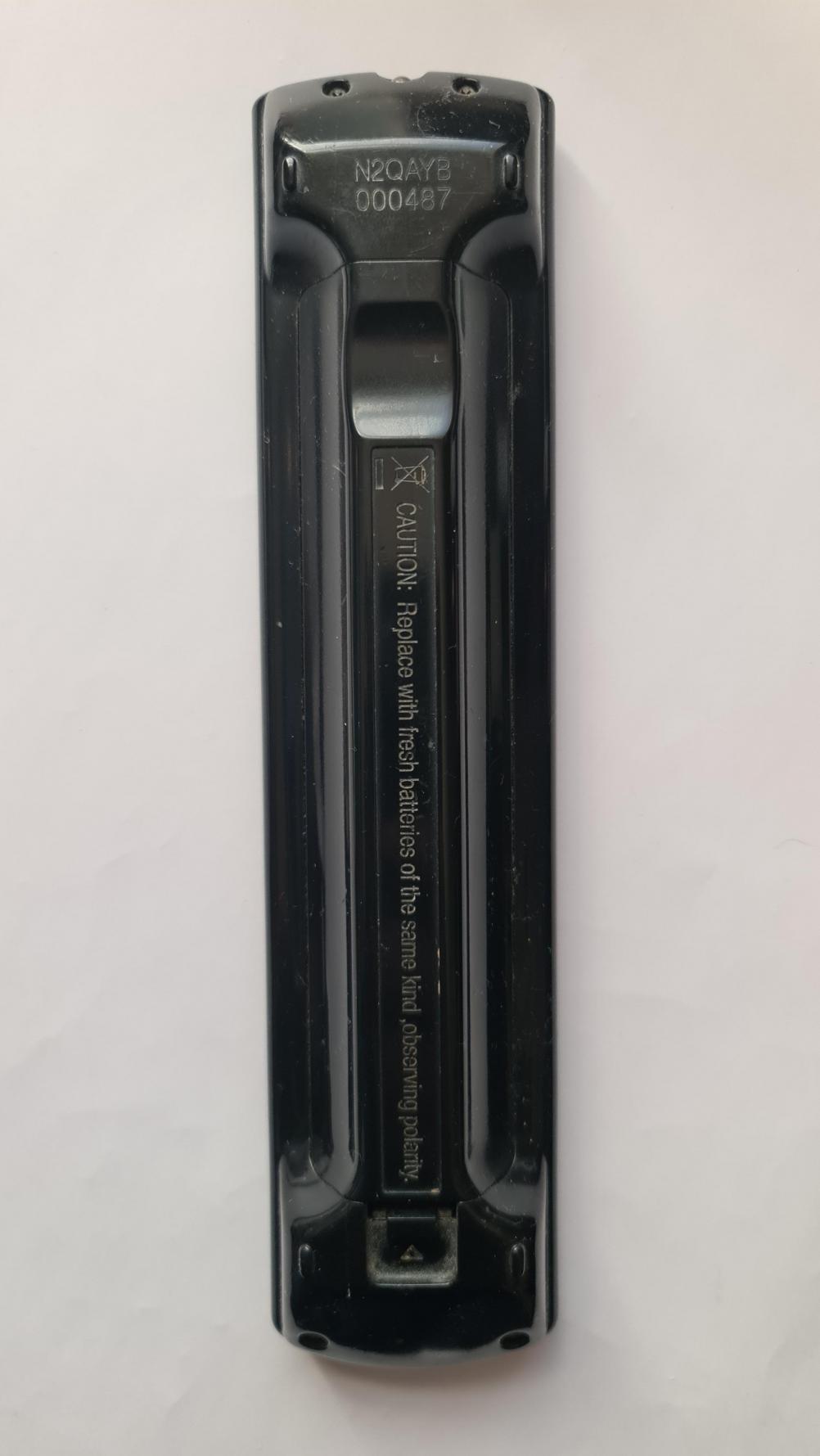 Panasonic  Remote Control - Back Image