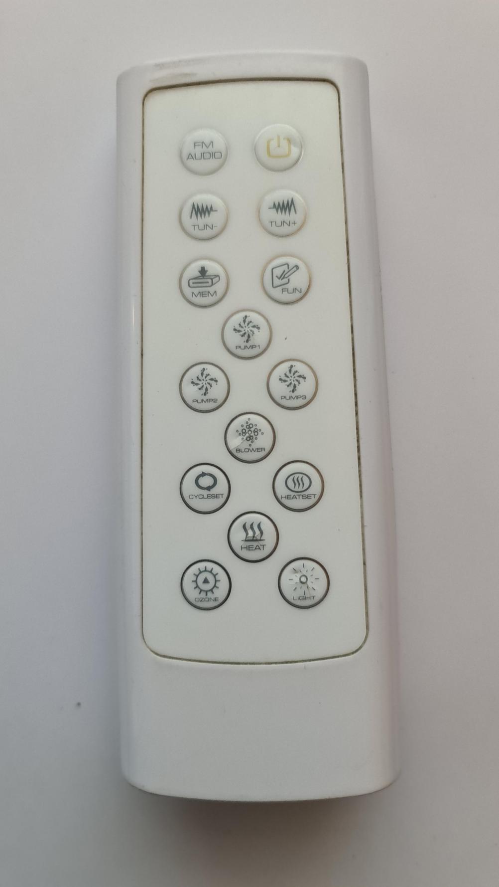 R07 Spa Remote Control - Front Image