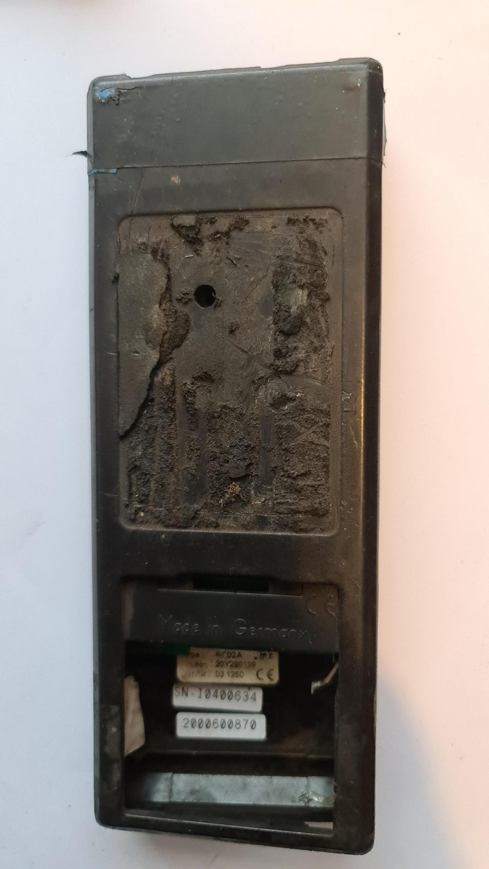 SUN  SBA2000/2080 Remote Control - Back Image