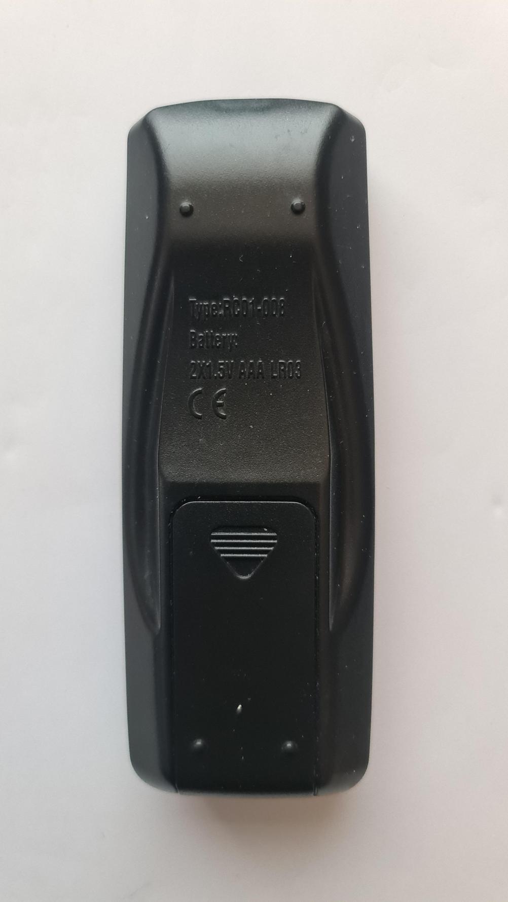 Dimplex RC01-008 Remote Control - Back Image