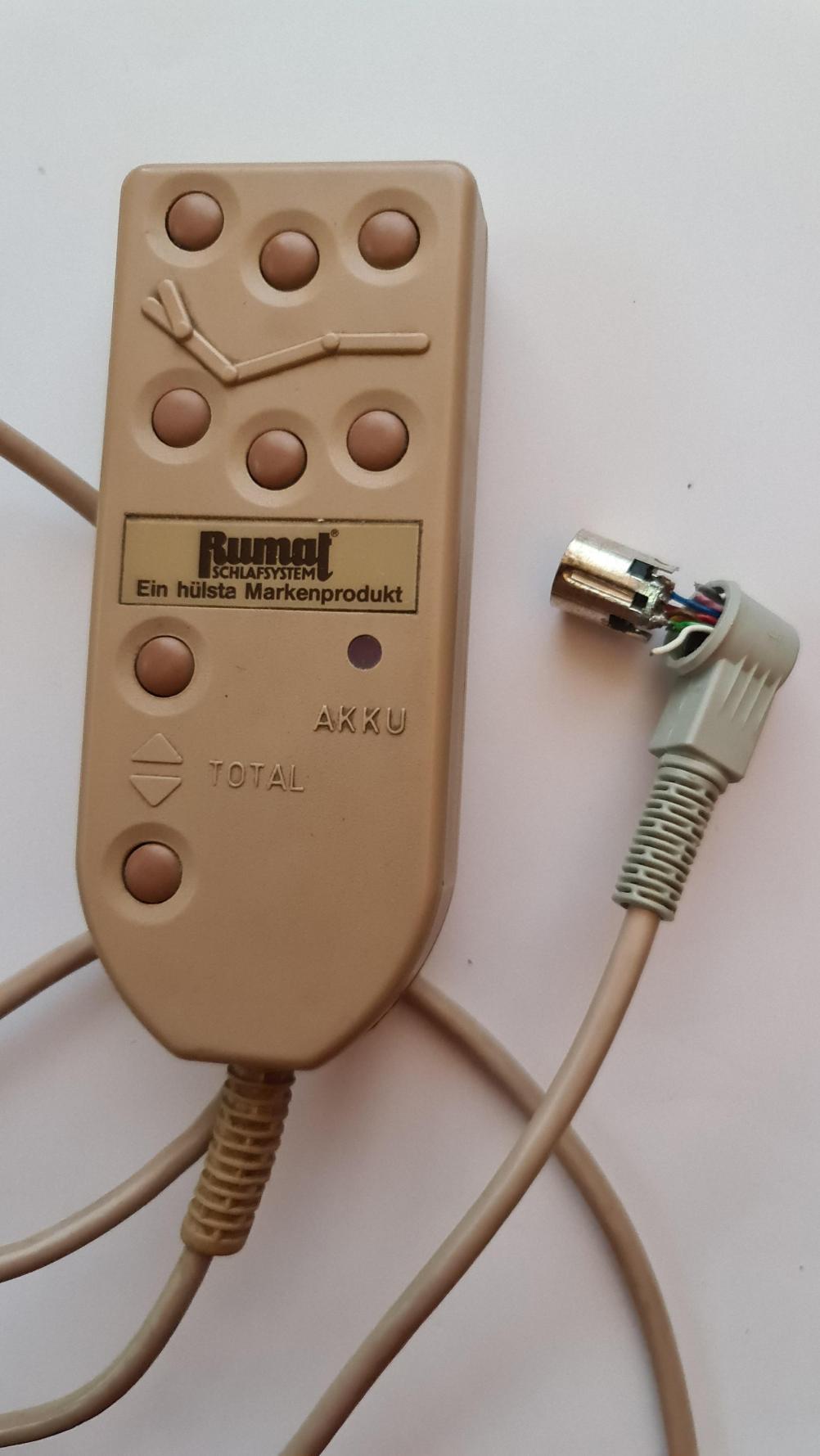 Rumat Schlafsystem  Remote Control - Front Image