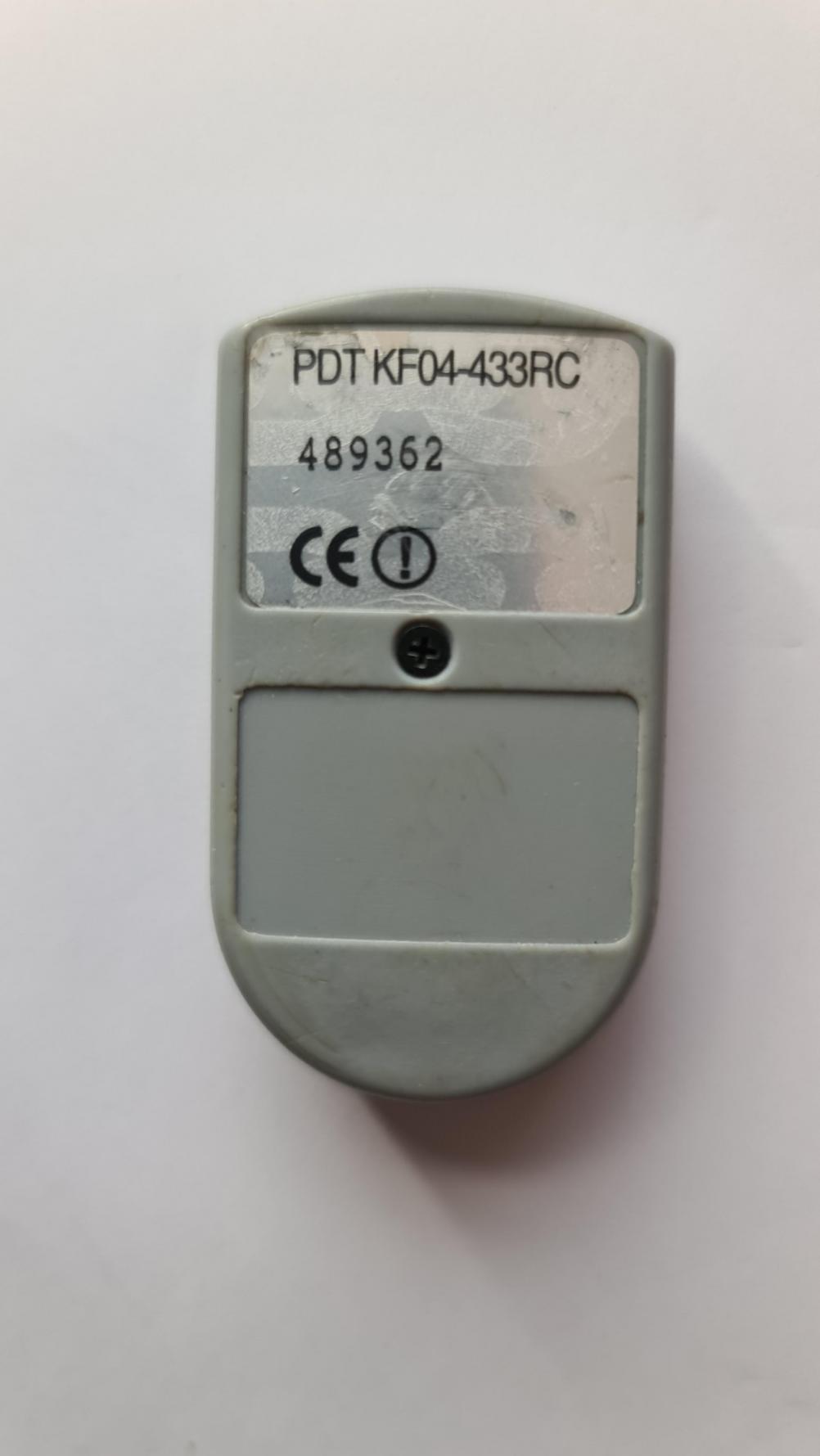 PDT  Remote Control - Back Image