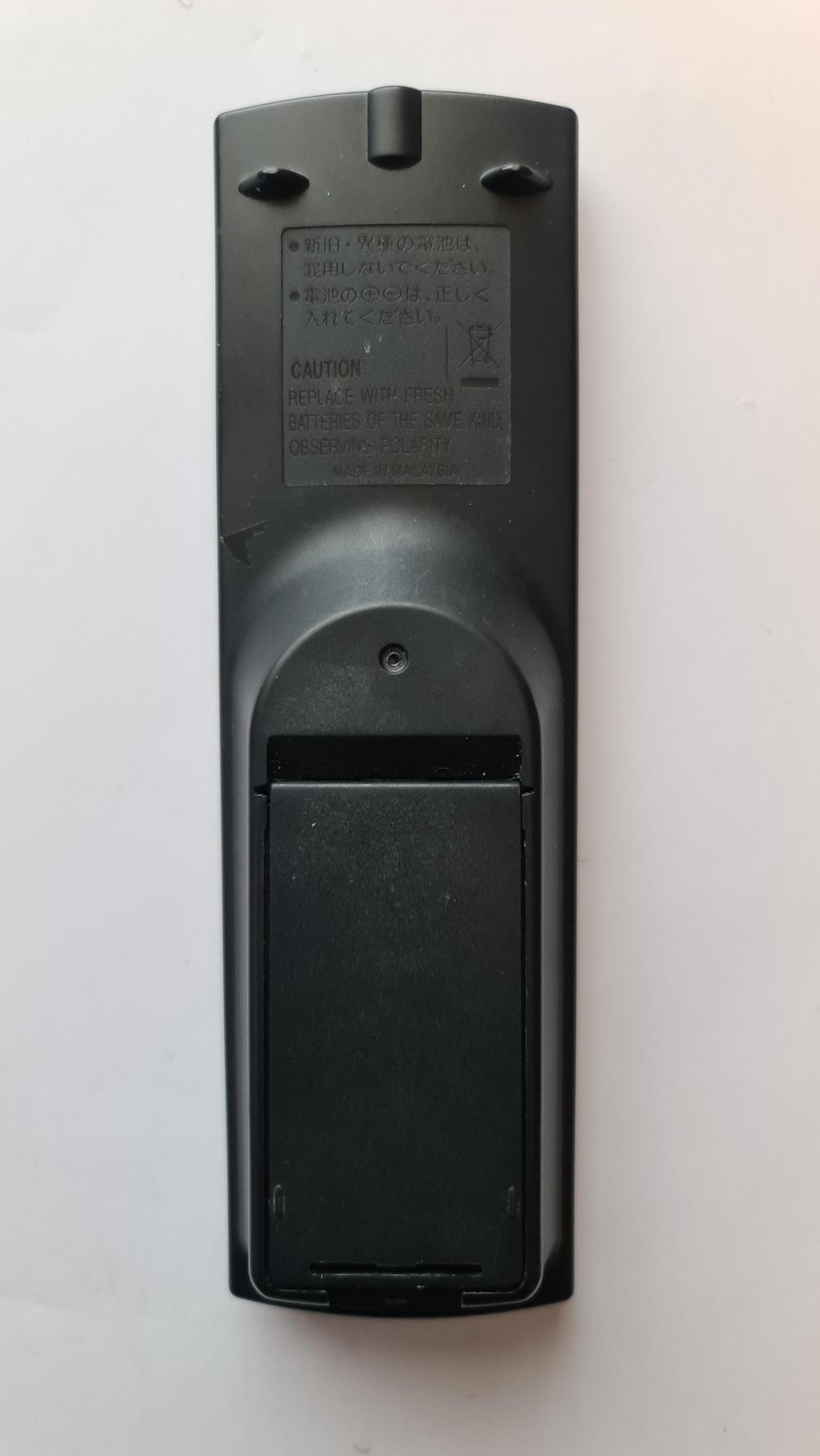 Panasonic  Remote Control - Back Image