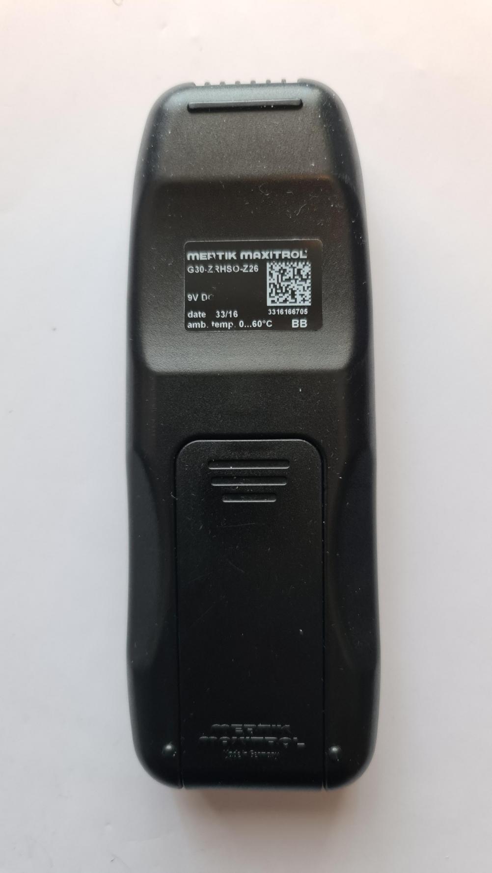 Gazco   Remote Control - Back Image