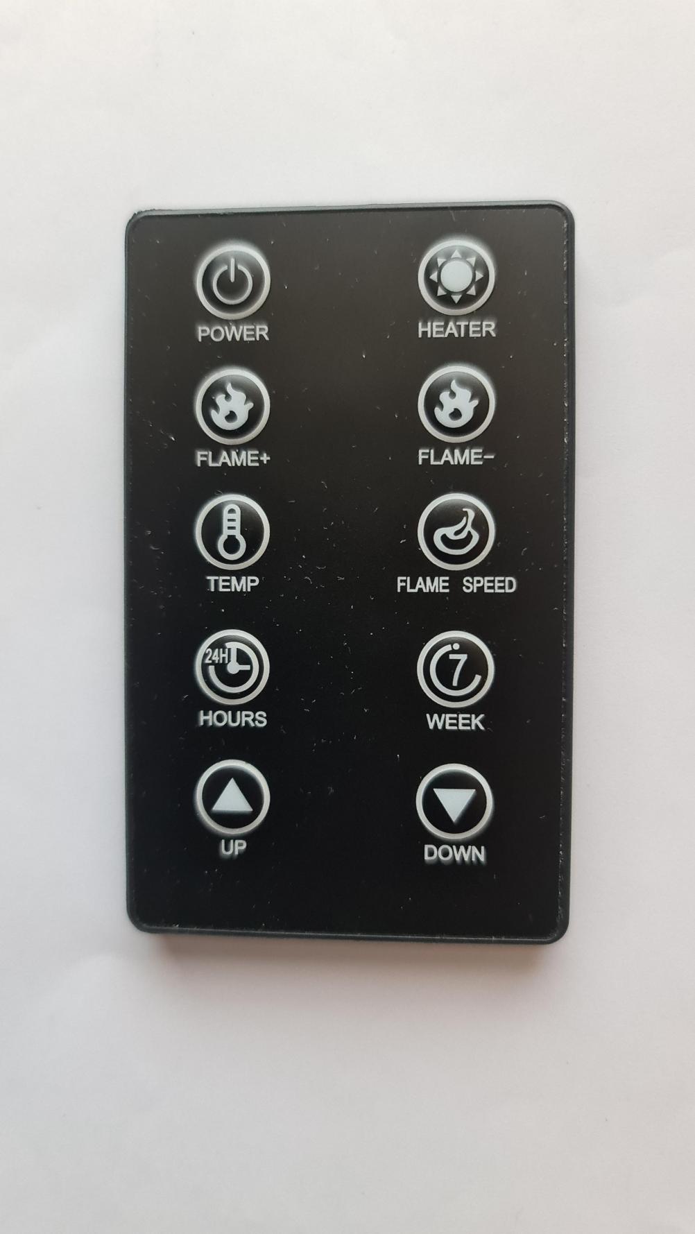 Electric fire  Remote Control - Front Image