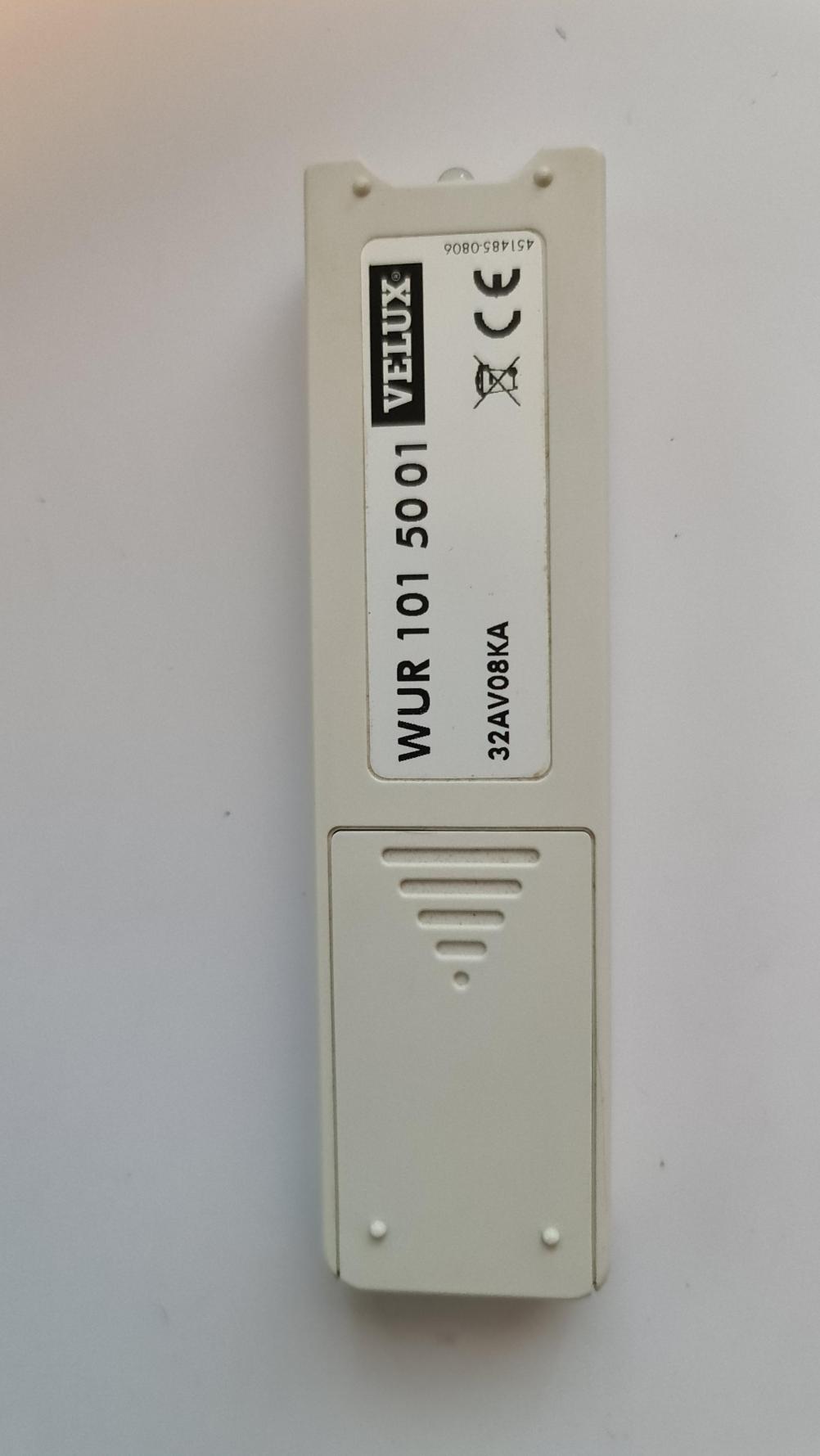Velux Remote Control - Back Image