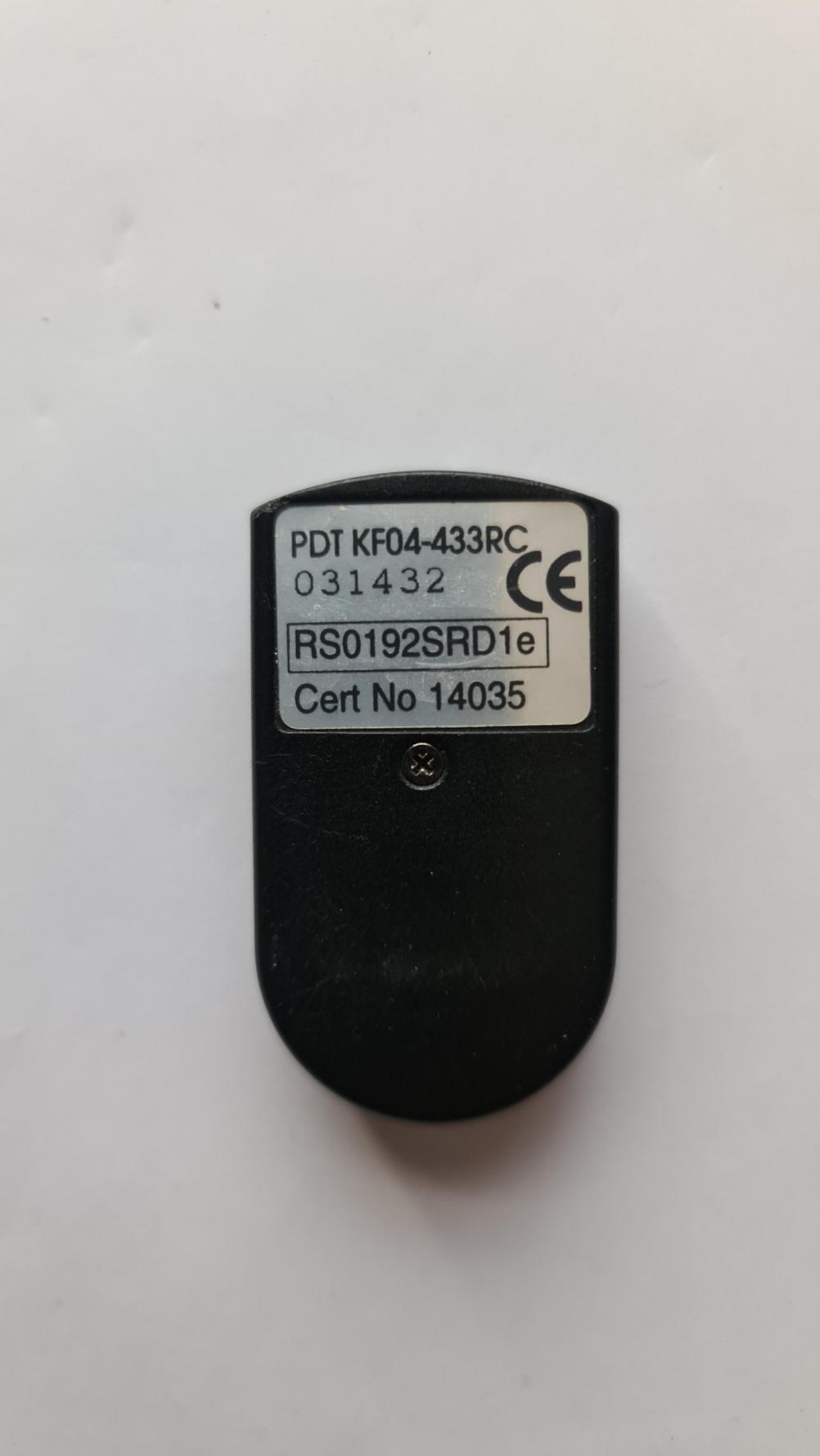 Rollertec  Remote Control - Back Image