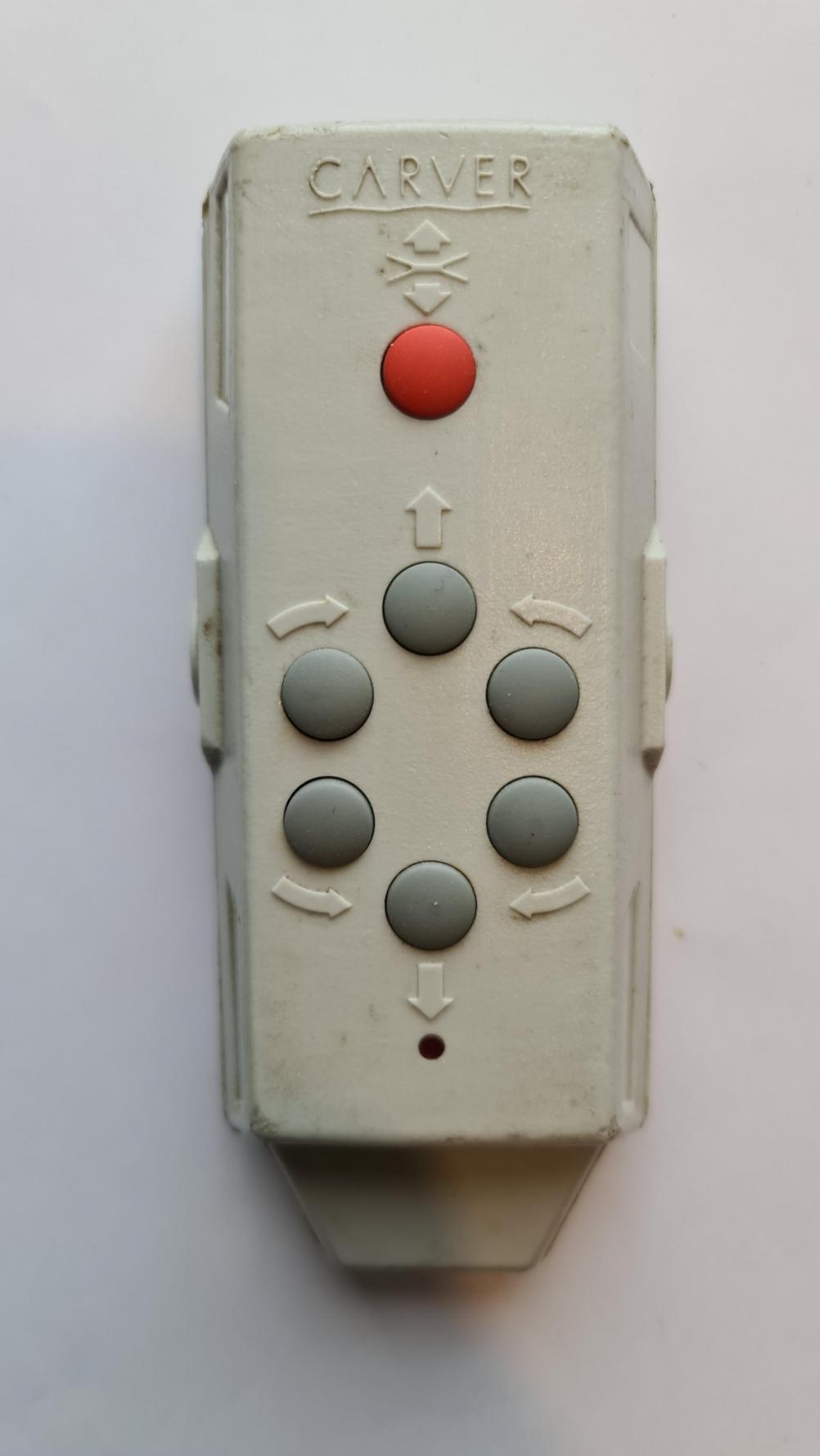 Carver .  Remote Control - Front Image
