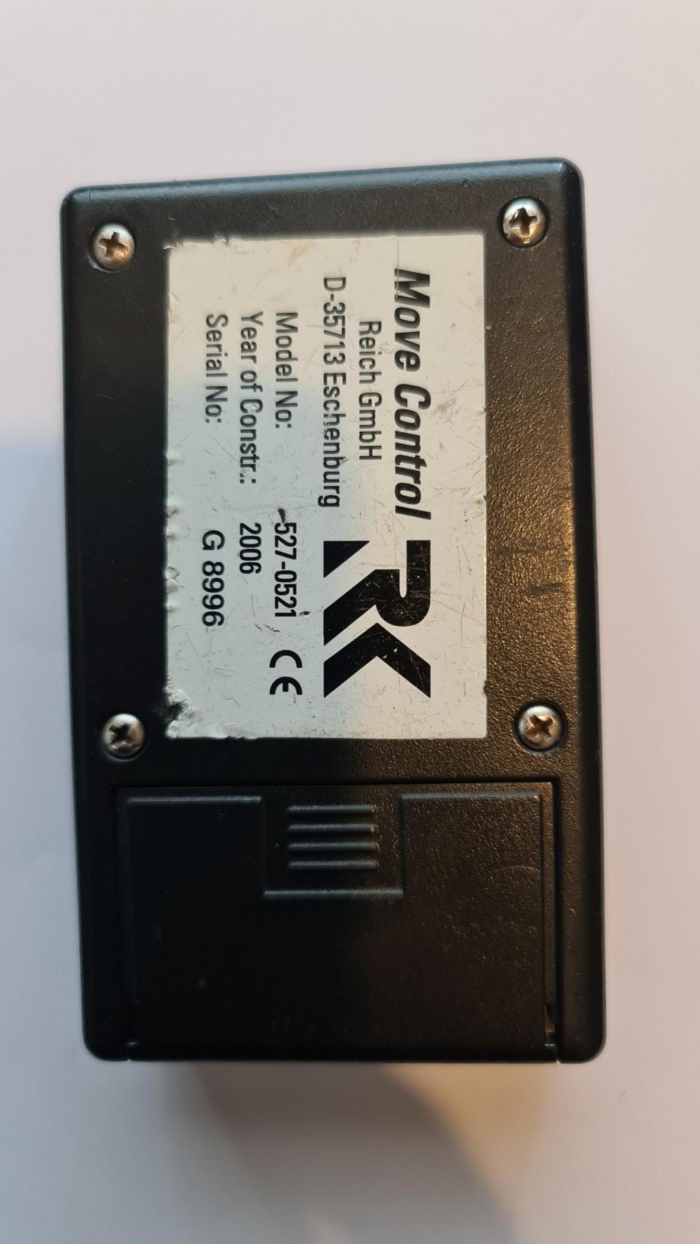 Reich  527 - 0520  Remote Control - Back Image