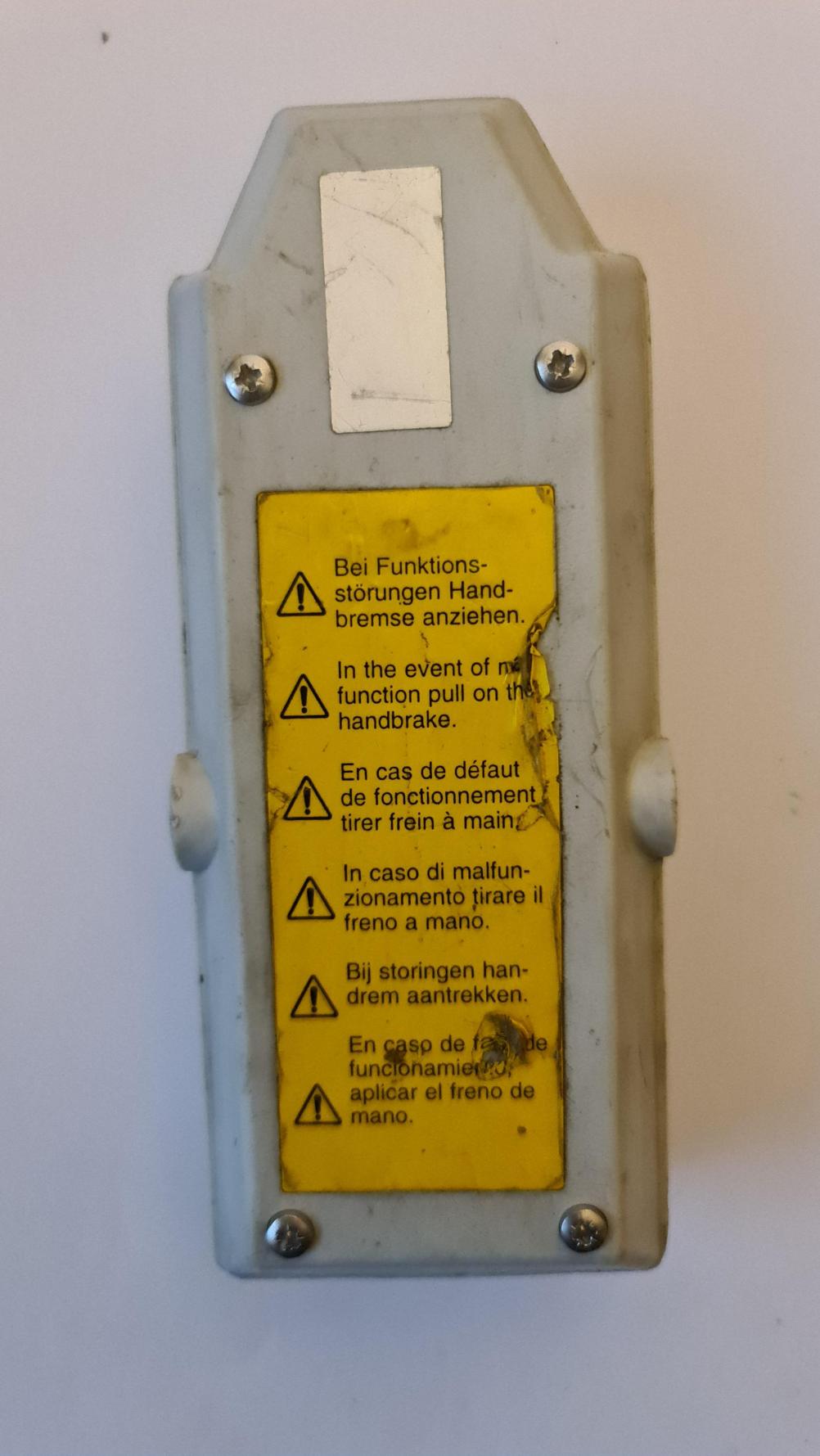 Carver  Remote Control - Back Image