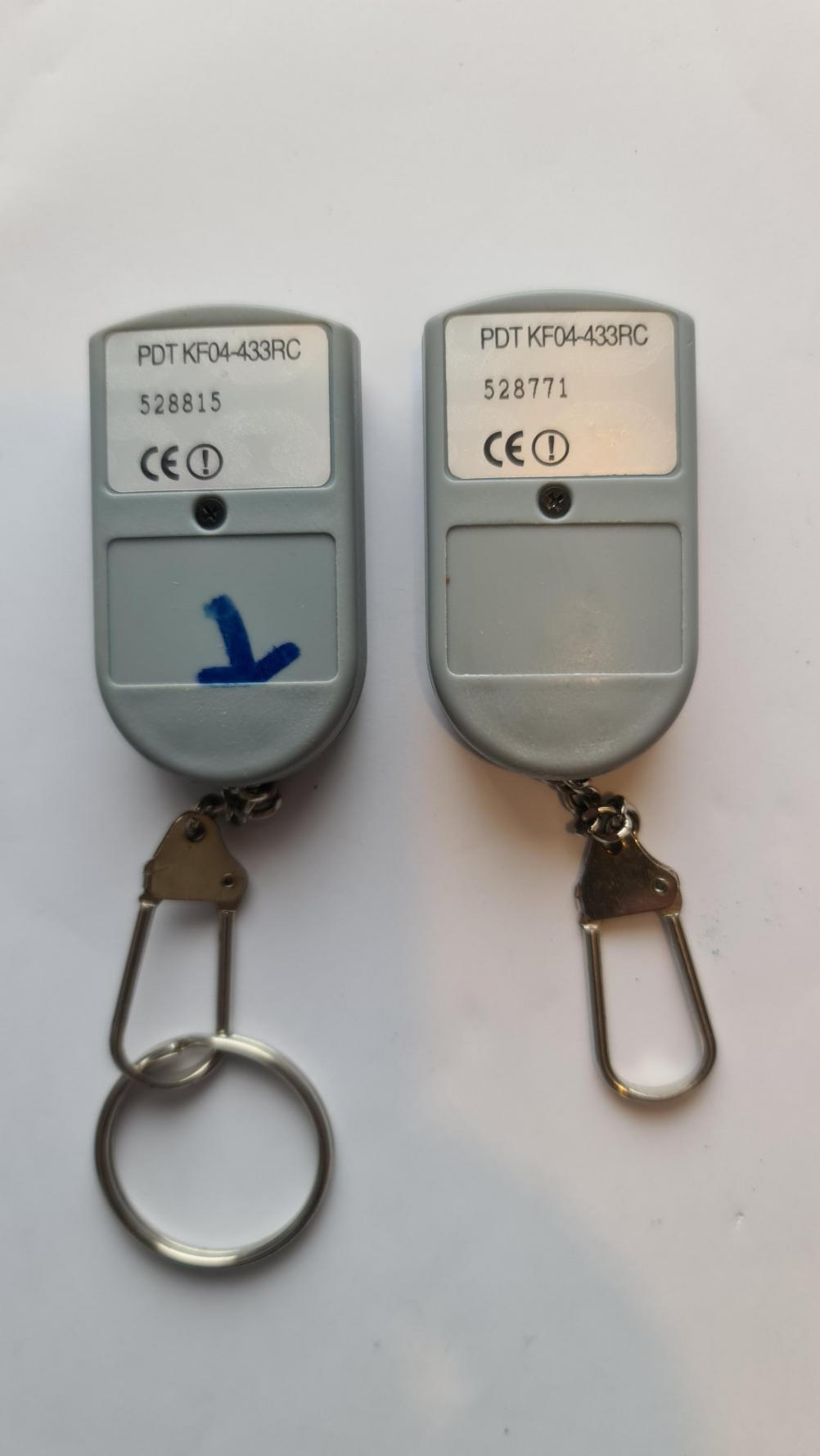 PDT (KF04-433RC) Remote Control - Back Image