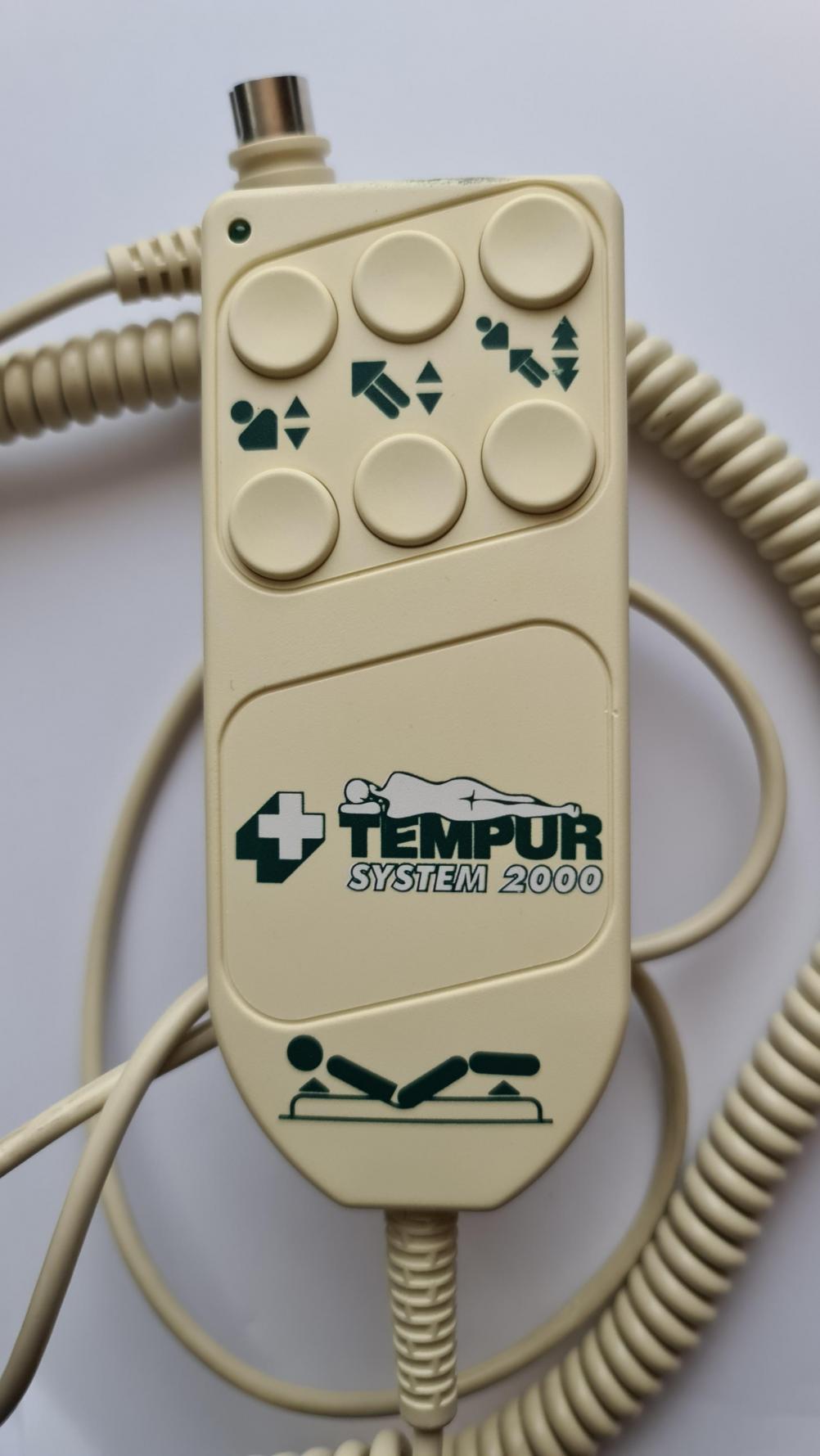 Tempur  System 2000  Remote Control - Front Image