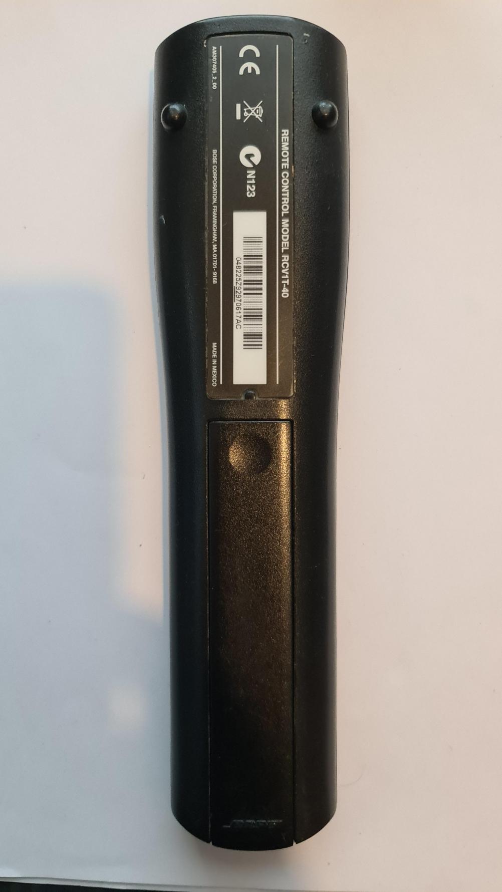 Bose  Remote Control - Back Image