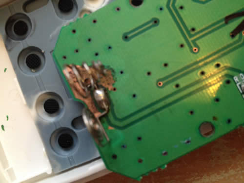battery corrosion remote
