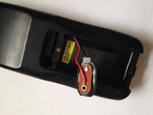 broken battery terminals on a handset