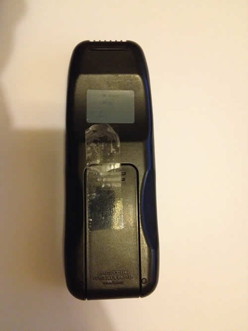 back of the gazco handset