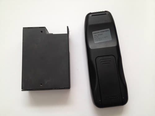 handset and receiver box back image