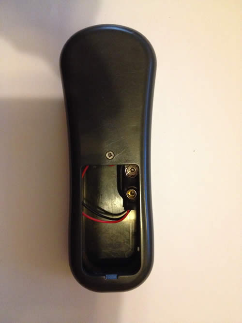 back of the remote controller