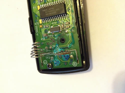 battery leakage in remote