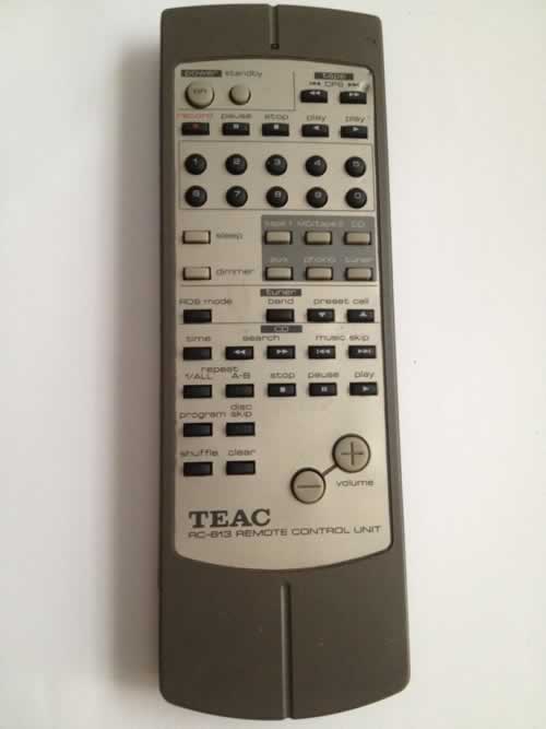 TEAC RC-613 remote control unit