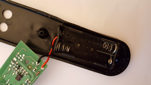 bad battery housing