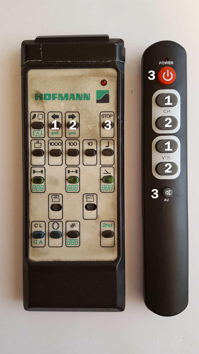 cloned hofmann remote