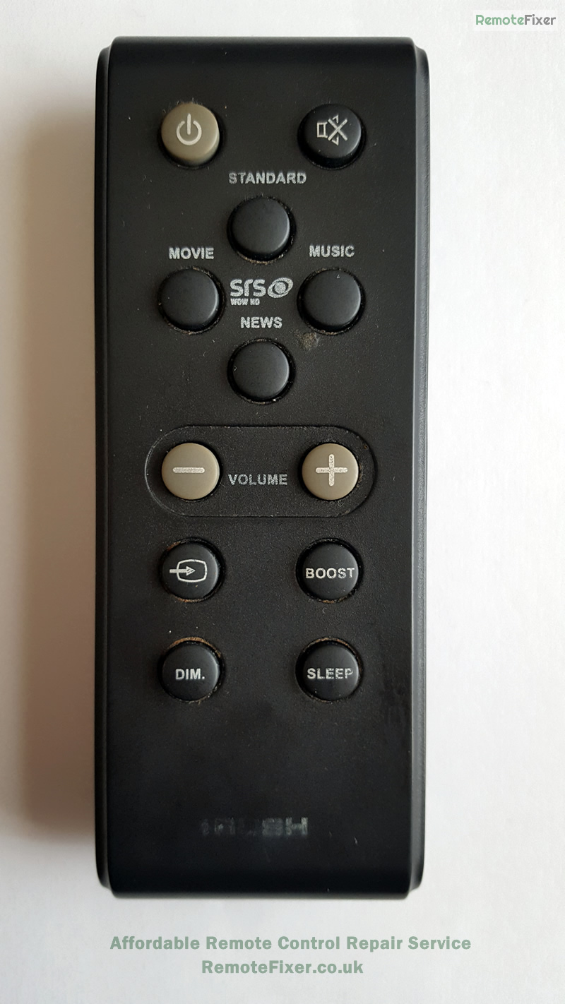 bush soundbar remote