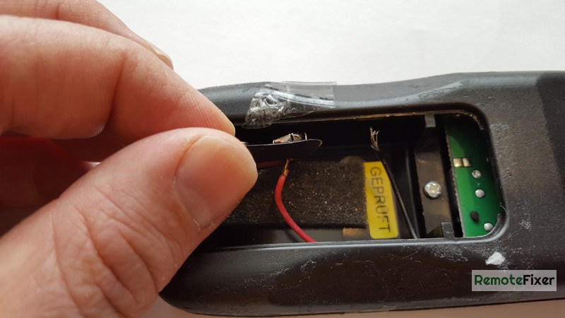 broken battery cable