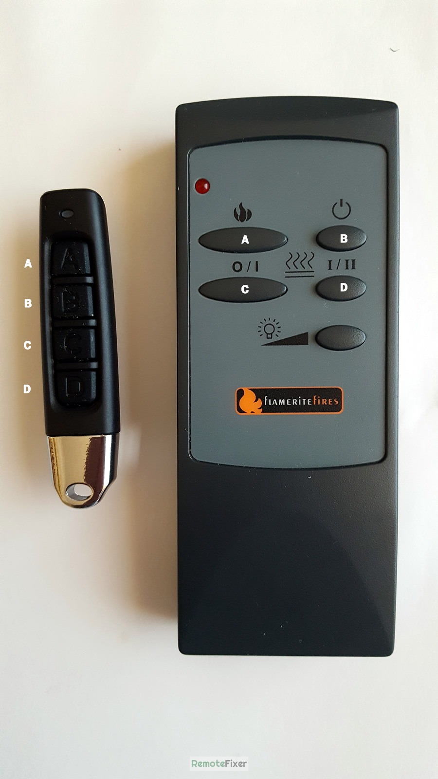 fireplace clone remote available