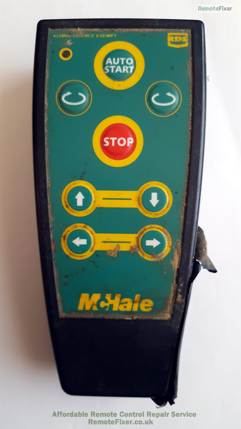 mchale bale wrapper remote repair