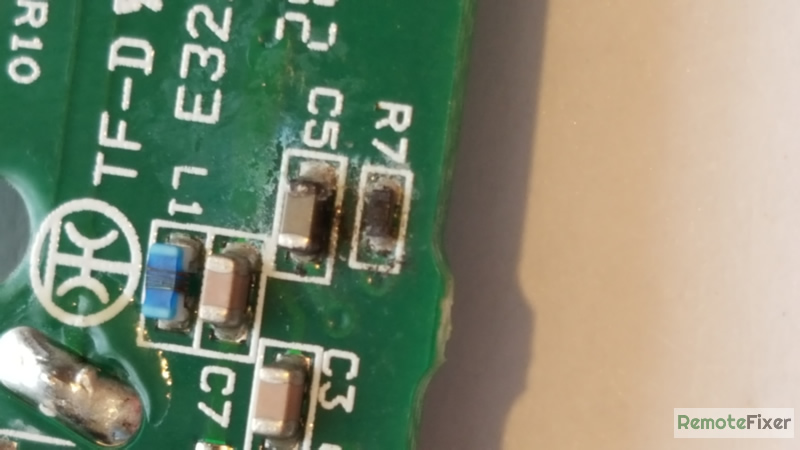 burnt up resistor