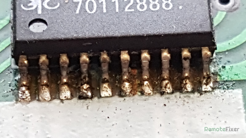 corroded pins