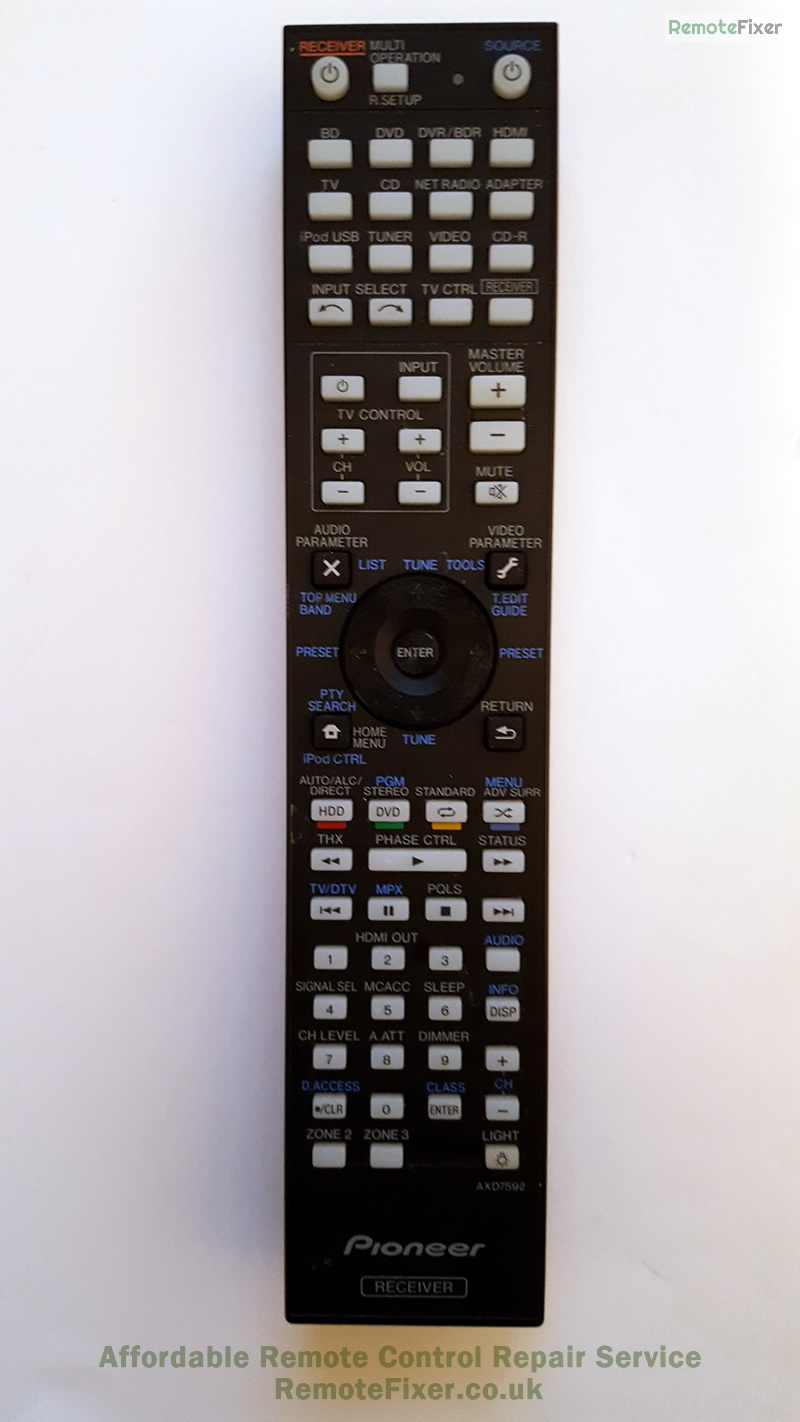 pioneer remote repair