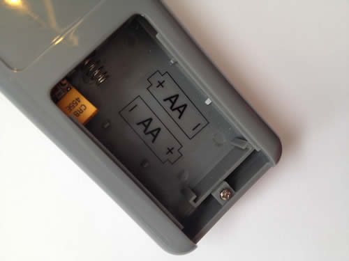 blyss fan remote control repair - missing battery terminals
