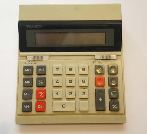 Tandy Calculator