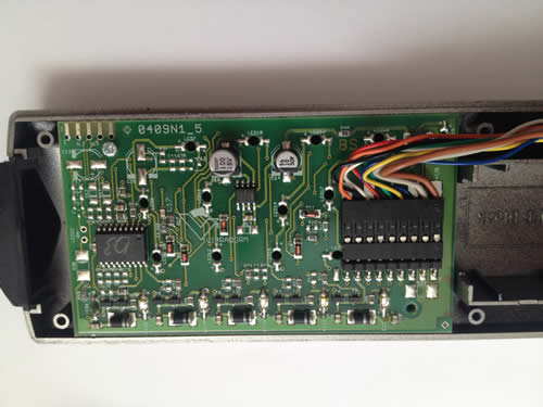 Inside the vibradorm remote control