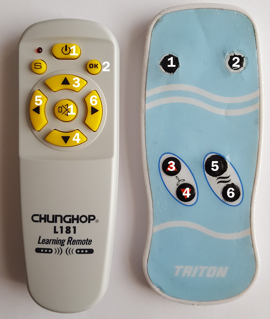 triton replacement remote